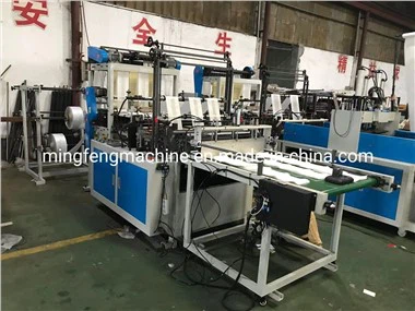 Máy làm túi Servo sáu dòng tốc độ cao hai lớp